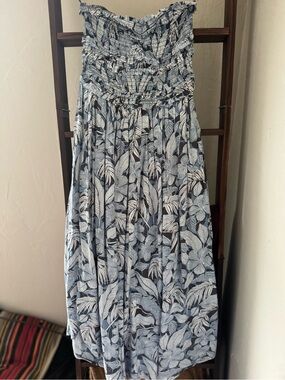 O'Neill | Dresses | Oneill Womens Devyn Gray Smocked Viscose Midi Dress Nwt  | Poshmark